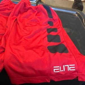 Nike elite shorts boys small